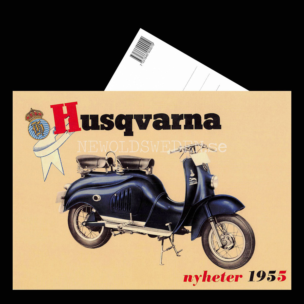 HUSQVARNA Parilla 1955 - Vykort A5 - 3