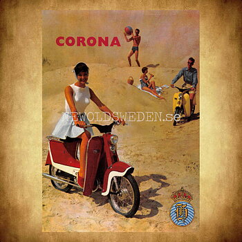 HUSQVARNA Corona - Vykort A5