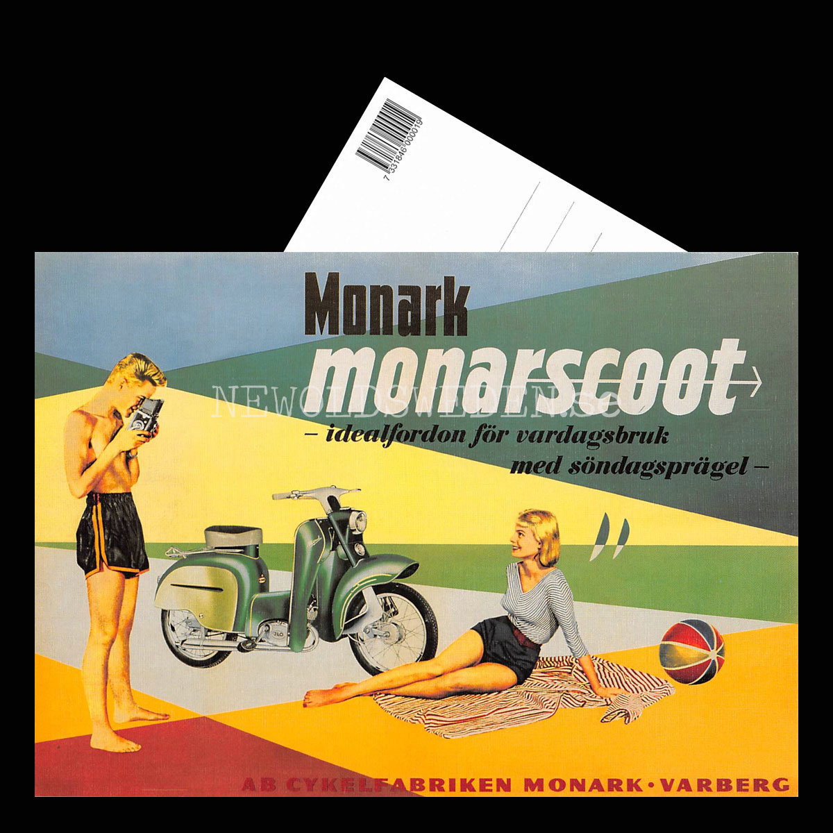 MONARK Monarscoot Varberg - Vykort A5 - 3
