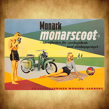 MONARK Monarscoot Varberg - Vykort A5