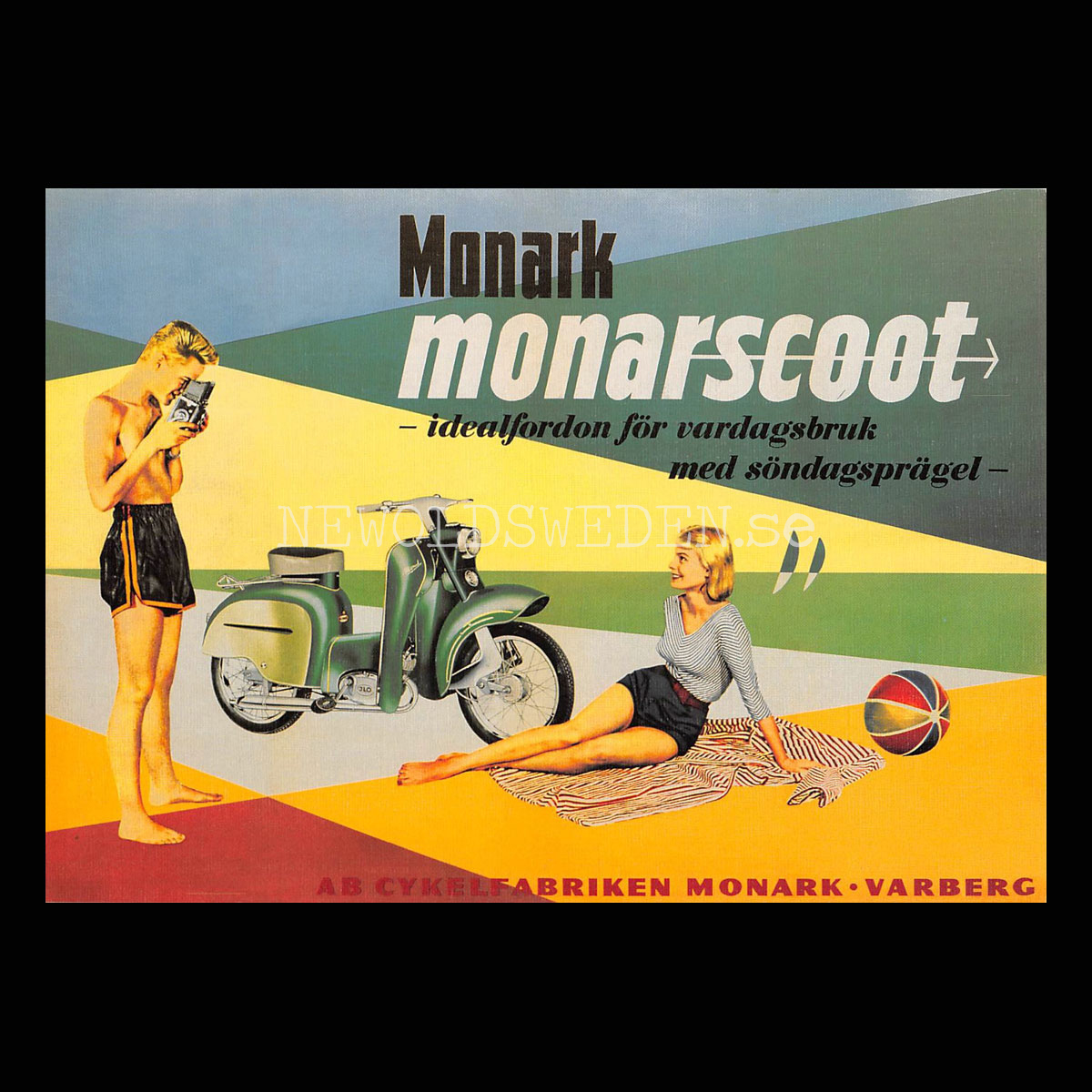 MONARK Monarscoot Varberg - Vykort A5