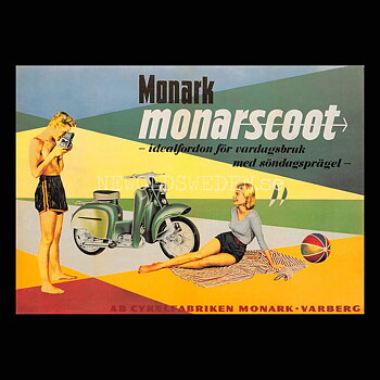 MONARK Monarscoot Varberg - Vykort A5