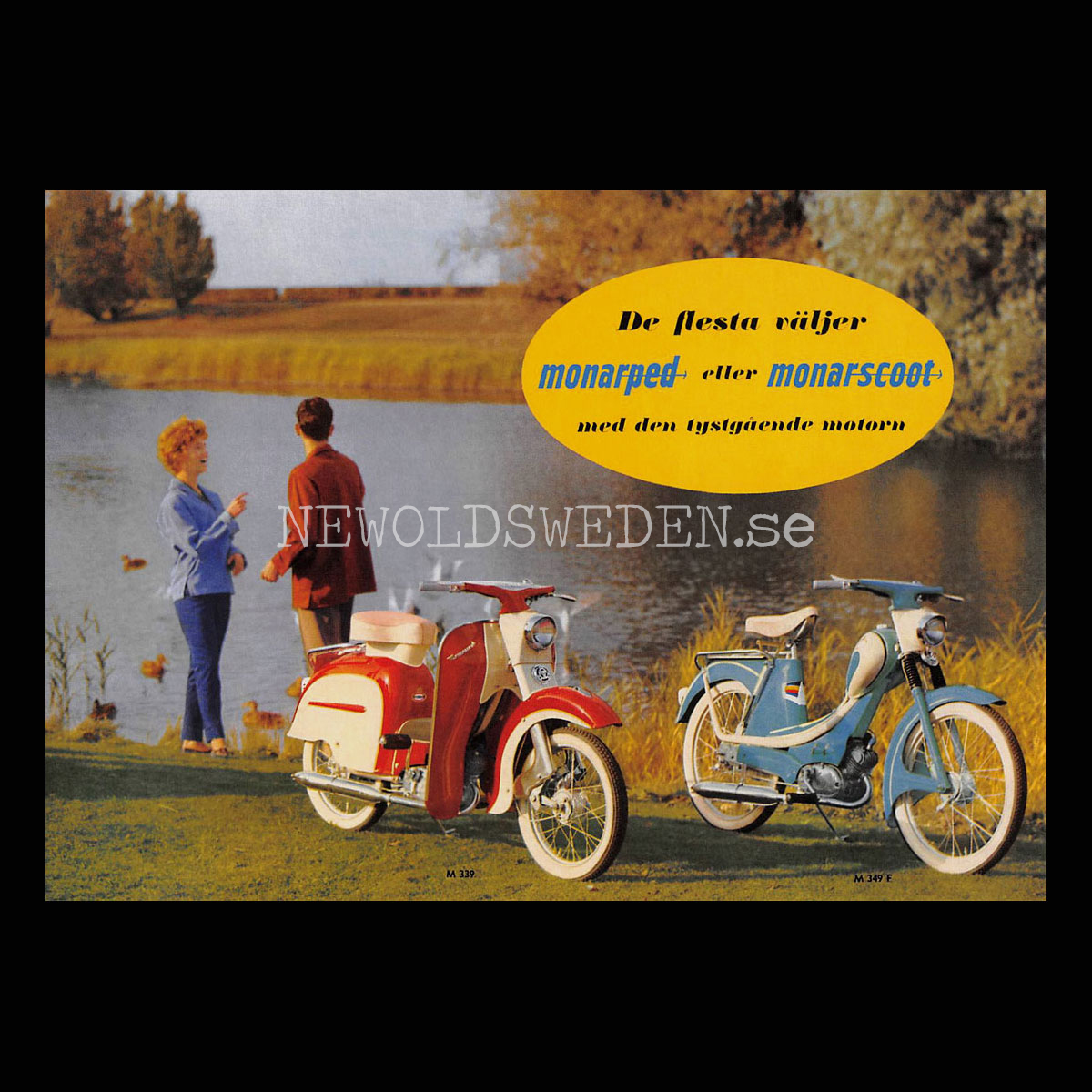 MONARK Monarped Monarscoot Varberg - Vykort A5
