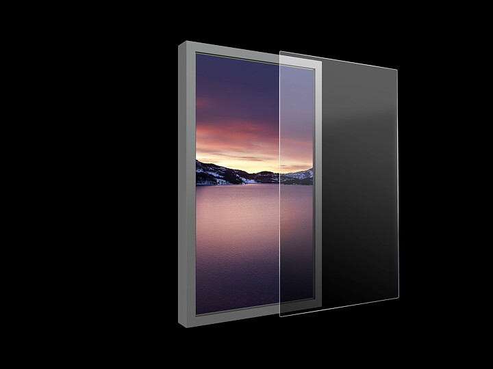 M Pro Series Enclosure - Safety Sheet Polycarbonate 43"