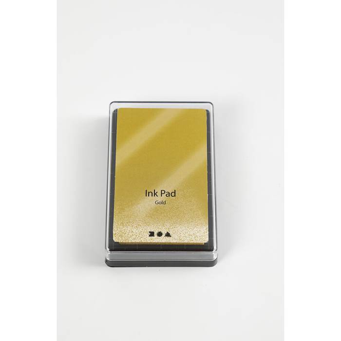 Stämpeldyna 9x6cm  guld