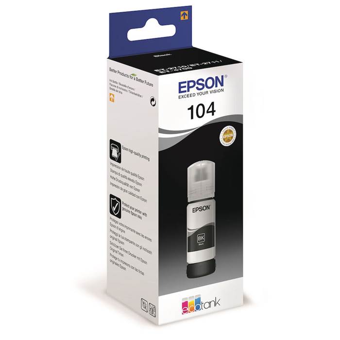 Bläck Epson 104 svart