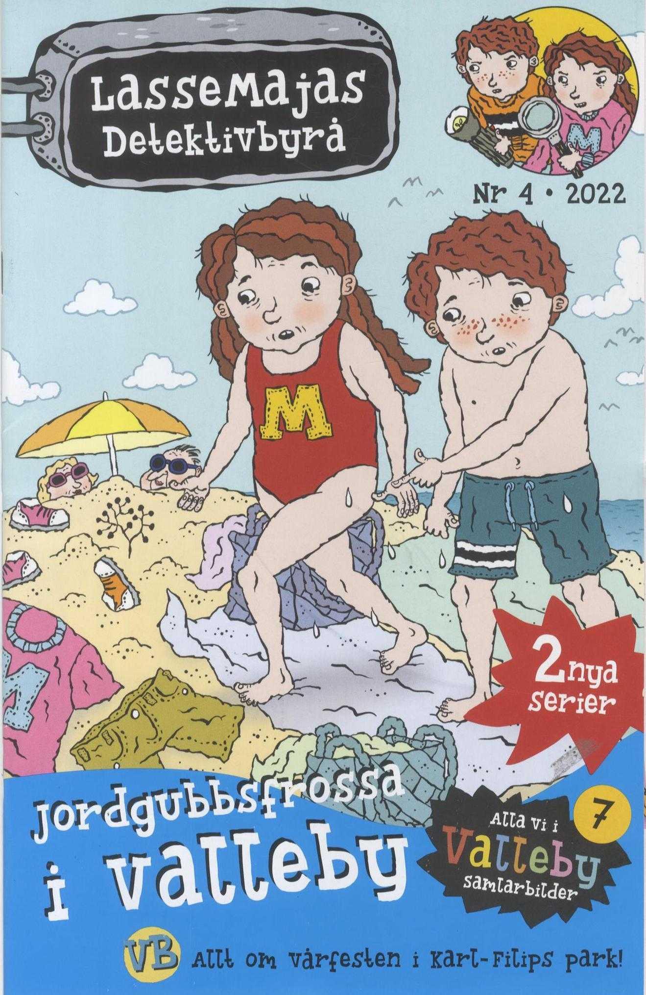 Lasse Majas Detektivbyrå nr 4 2022, Jordgubbsfrossa i Valleby