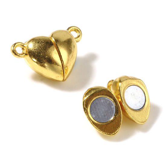 Magnetclasp heart , Gold