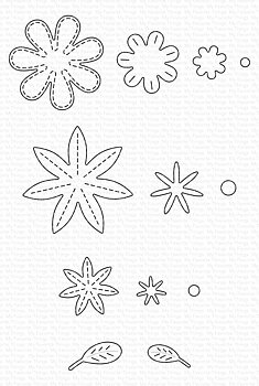 MY FAVORITE THINGS-DBD Stitched Wildflowers Die-namics