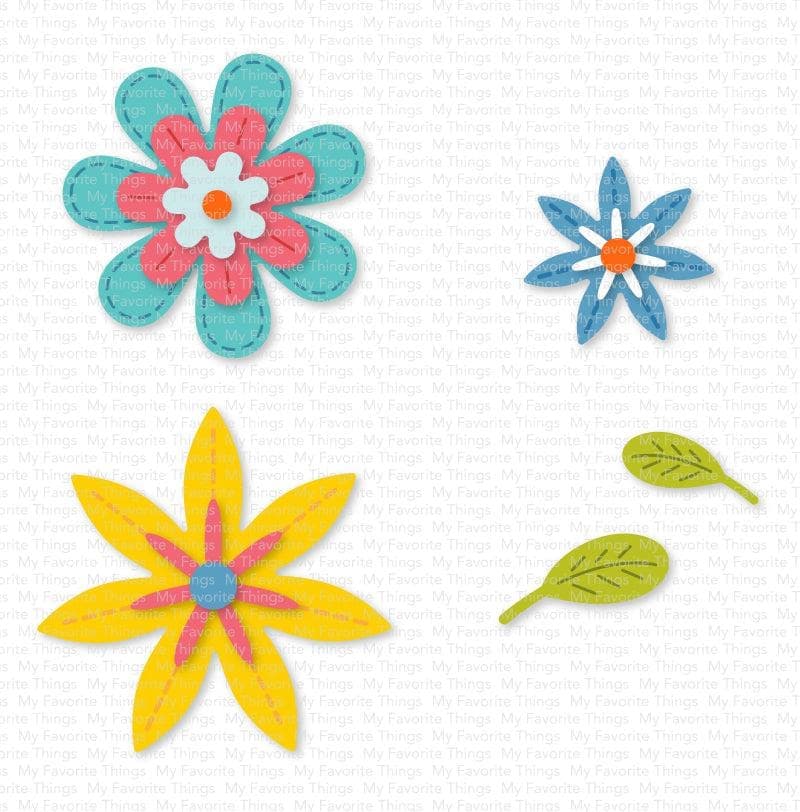 MY FAVORITE THINGS-DBD Stitched Wildflowers Die-namics - 2