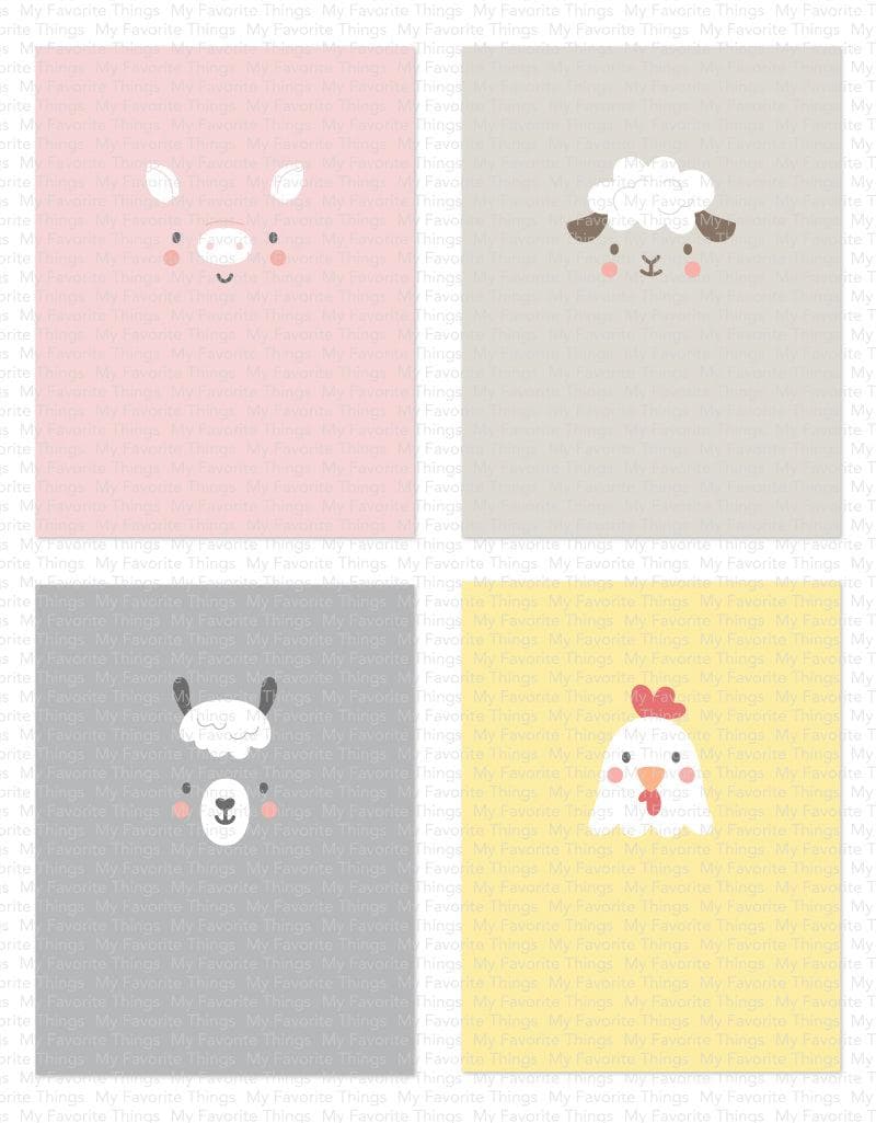 MY FAVORITE THINGS-Friendly Farm Faces Die-namics - 3