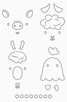 MY FAVORITE THINGS-Friendly Farm Faces Die-namics