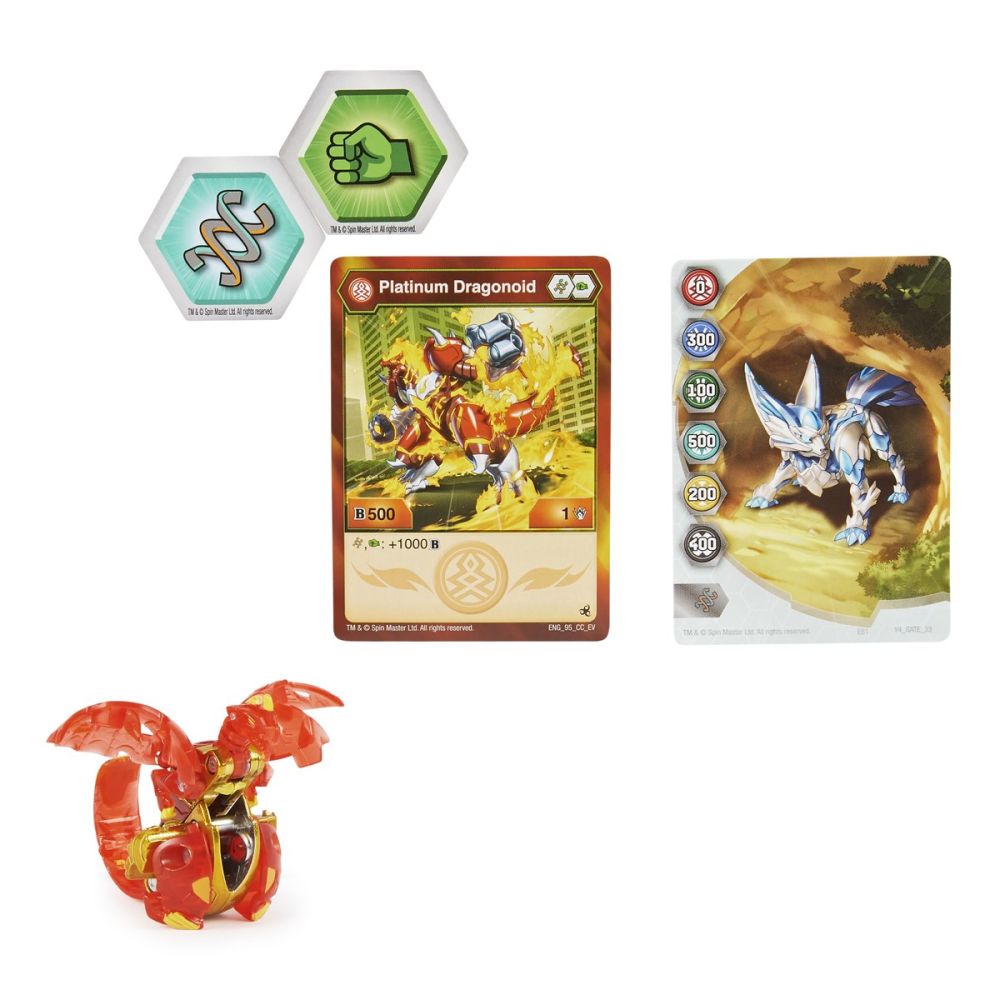 Bakugan Diecast Strength Dragonoid Red - 3