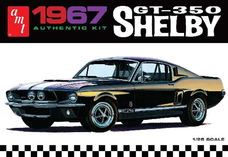 1/25 1967 Ford Shelby Gt350 - Black