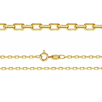 Ankarkedja 45cm guld