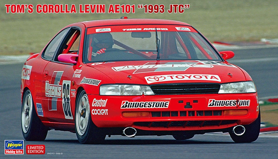 1/24 TOM’S COROLLA LEVIN AE101 “1993 JTC”