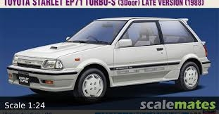 1/24 Toyota Starlet Ep71 Turbo-S