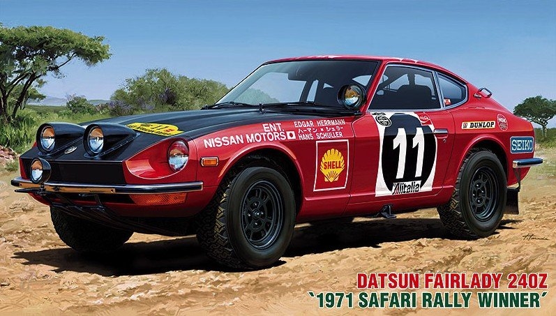 1/24 Datsun Fairlady 240Z 1971 Safari Rally
