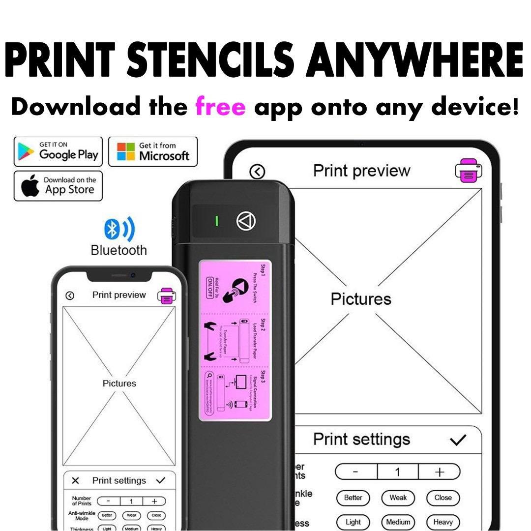 OZER Quick Stencil  + Travel bag - 3