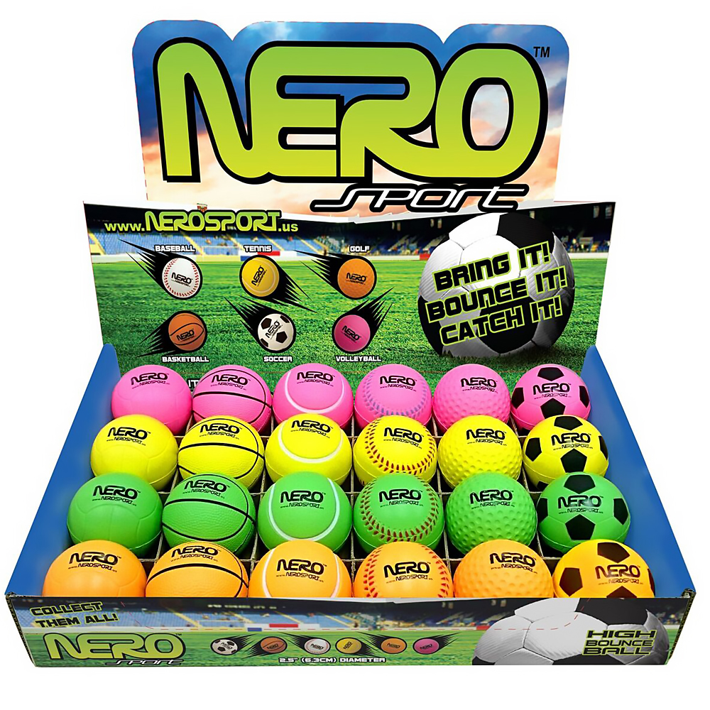 Sport Me Nero Studsboll High Bounce, 6,3 cm