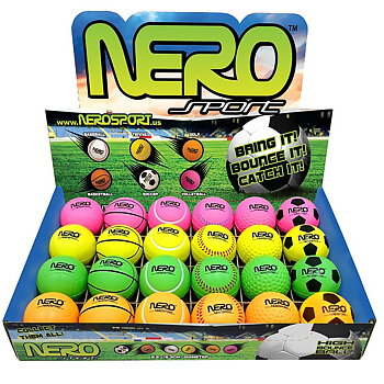 Sport Me Nero Studsboll High Bounce, 6,3 cm