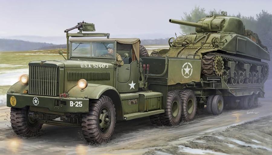 1/35 US M19 Tank Transporter w. Soft Top Cab