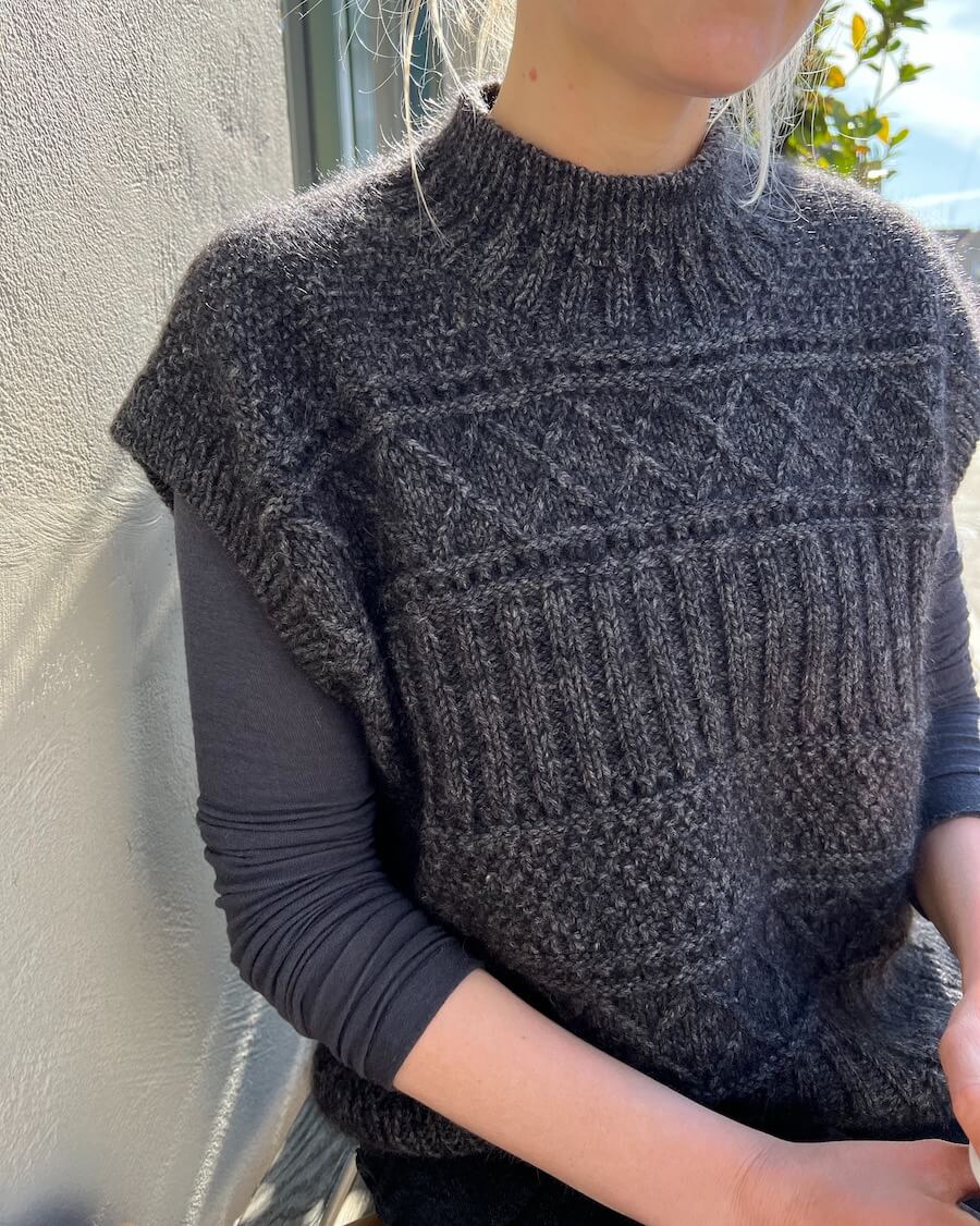 Ingrid slipover Petite Knit stickmönster