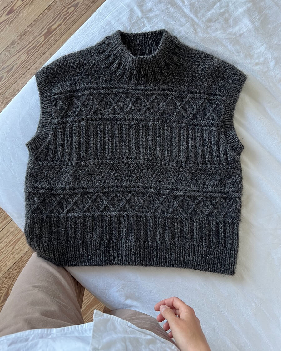 Ingrid slipover Petite Knit stickmönster - 2