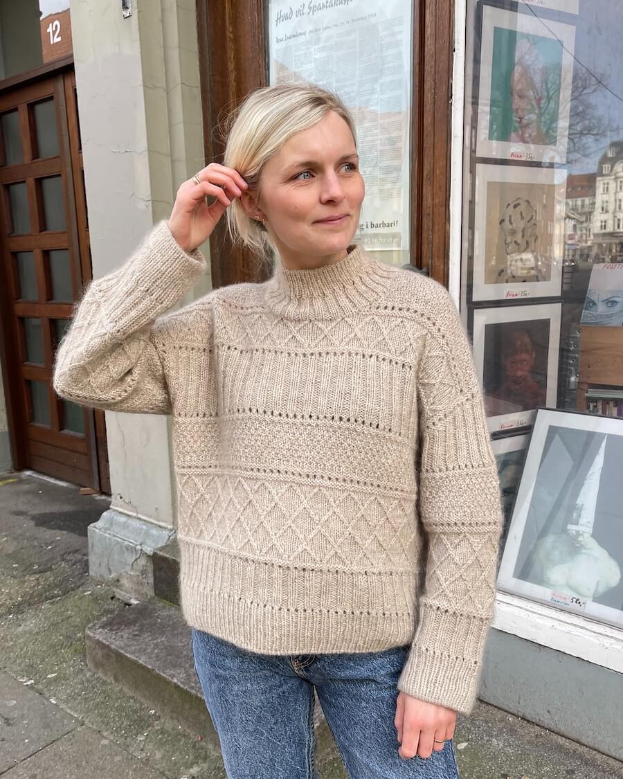Ingrid sweater Petite Knit stickmönster