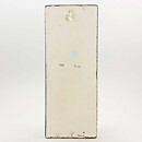ブラウンの四角い陶板　キリン  Giraffe  31 cm  1960年代