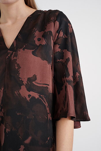 InWear - Ridal Yen Dress Brown Structure Wall