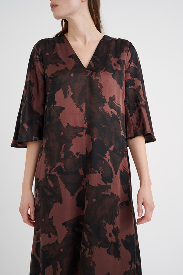 InWear - Ridal Yen Dress Brown Structure Wall - 5