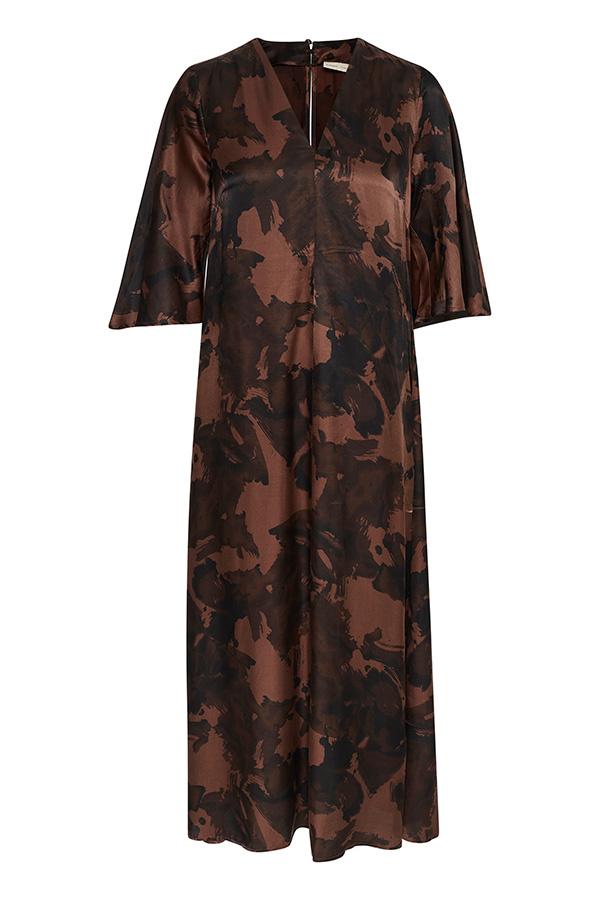 InWear - Ridal Yen Dress Brown Structure Wall - 6