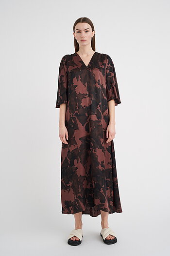 InWear - Ridal Yen Dress Brown Structure Wall