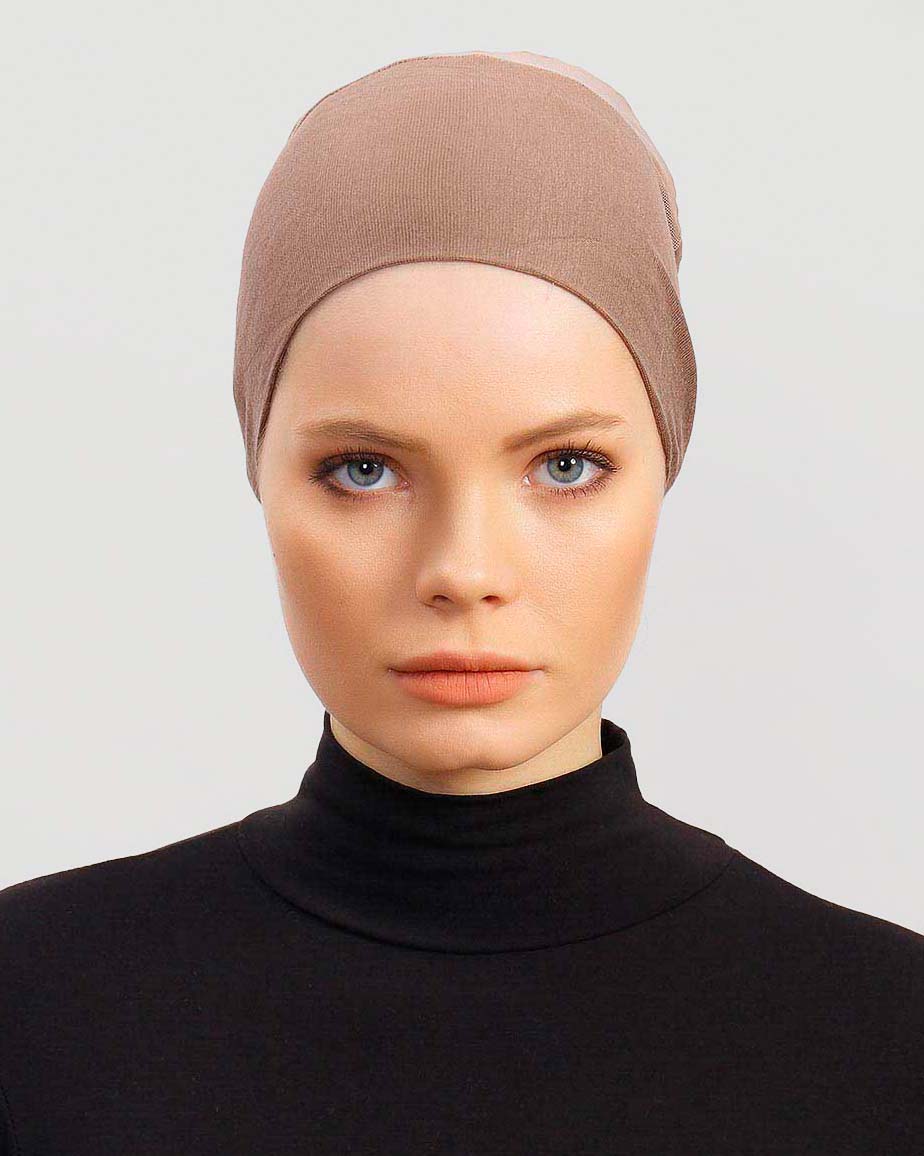 Underscarf - Breathable Tie-back - Nude Beige - 2