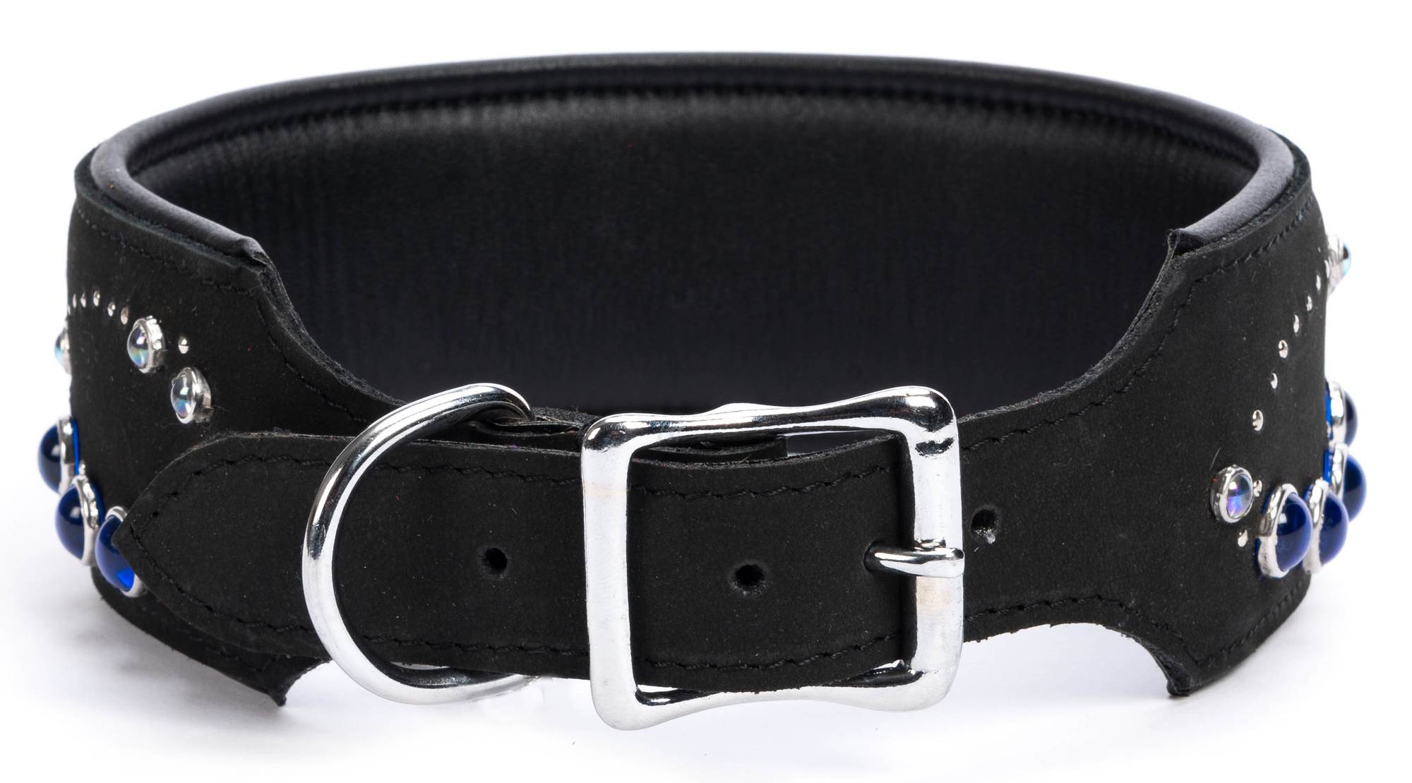 Halsband blåa stenar - 2