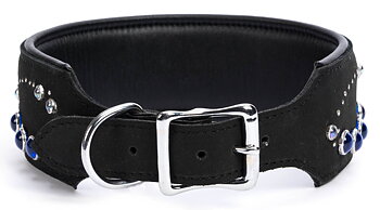 Halsband blåa stenar
