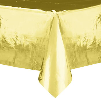 Bordsduk | 137 x 274 cm | Guld metallic