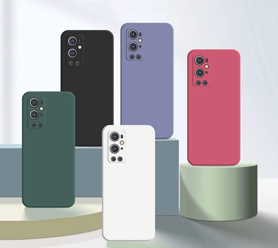 OnePlus 9 Pro - Silicone Case Microfiber 