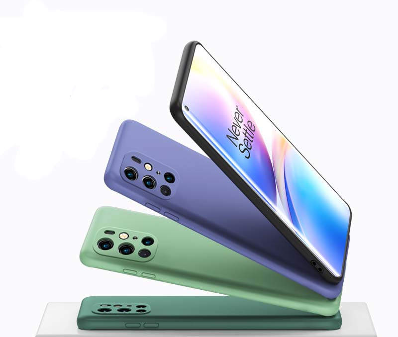 OnePlus 9 Pro - Silicone Case Microfiber  - 6