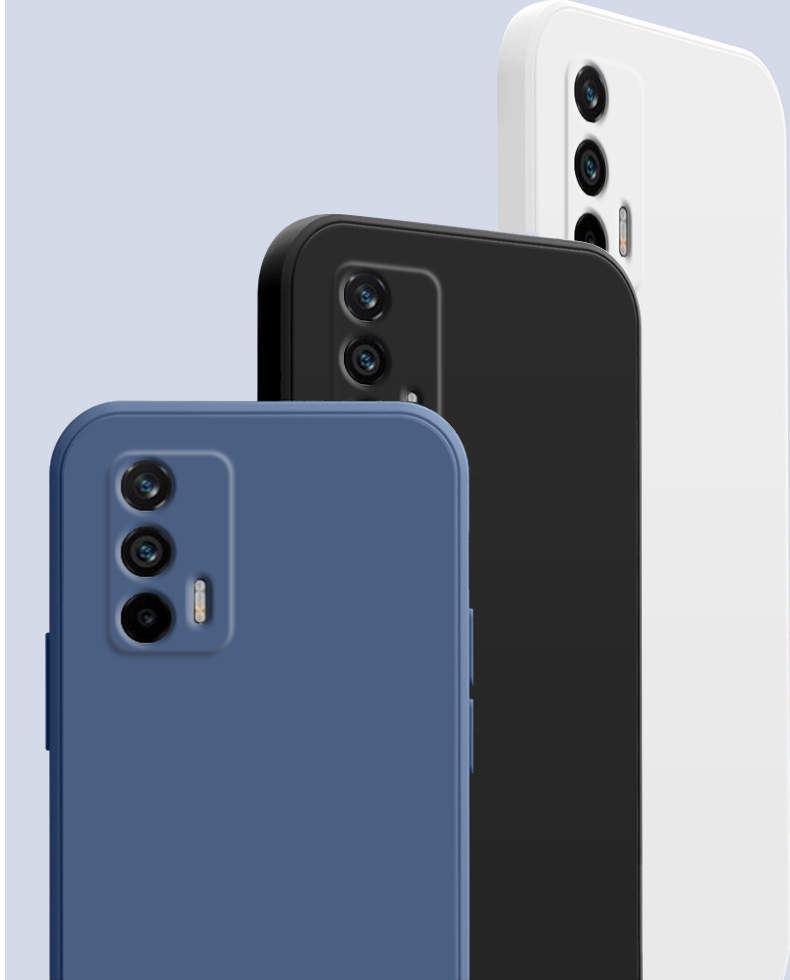 Realme GT - Silikon Skal Mikrofiber - 4