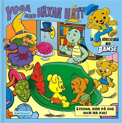 Bamse rörelsesaga yoga med häxan hatt