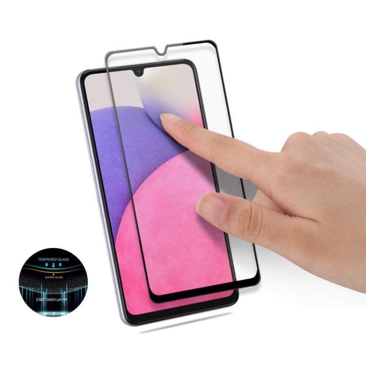 Samsung Galaxy A31 / A33 5G - Heltäckande Härdat Skyddsglas - 7