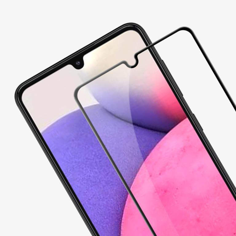 Samsung Galaxy A31 / A33 5G - Heltäckande Härdat Skyddsglas - 4