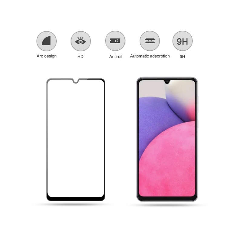 Samsung Galaxy A31 / A33 5G - Heltäckande Härdat Skyddsglas - 8