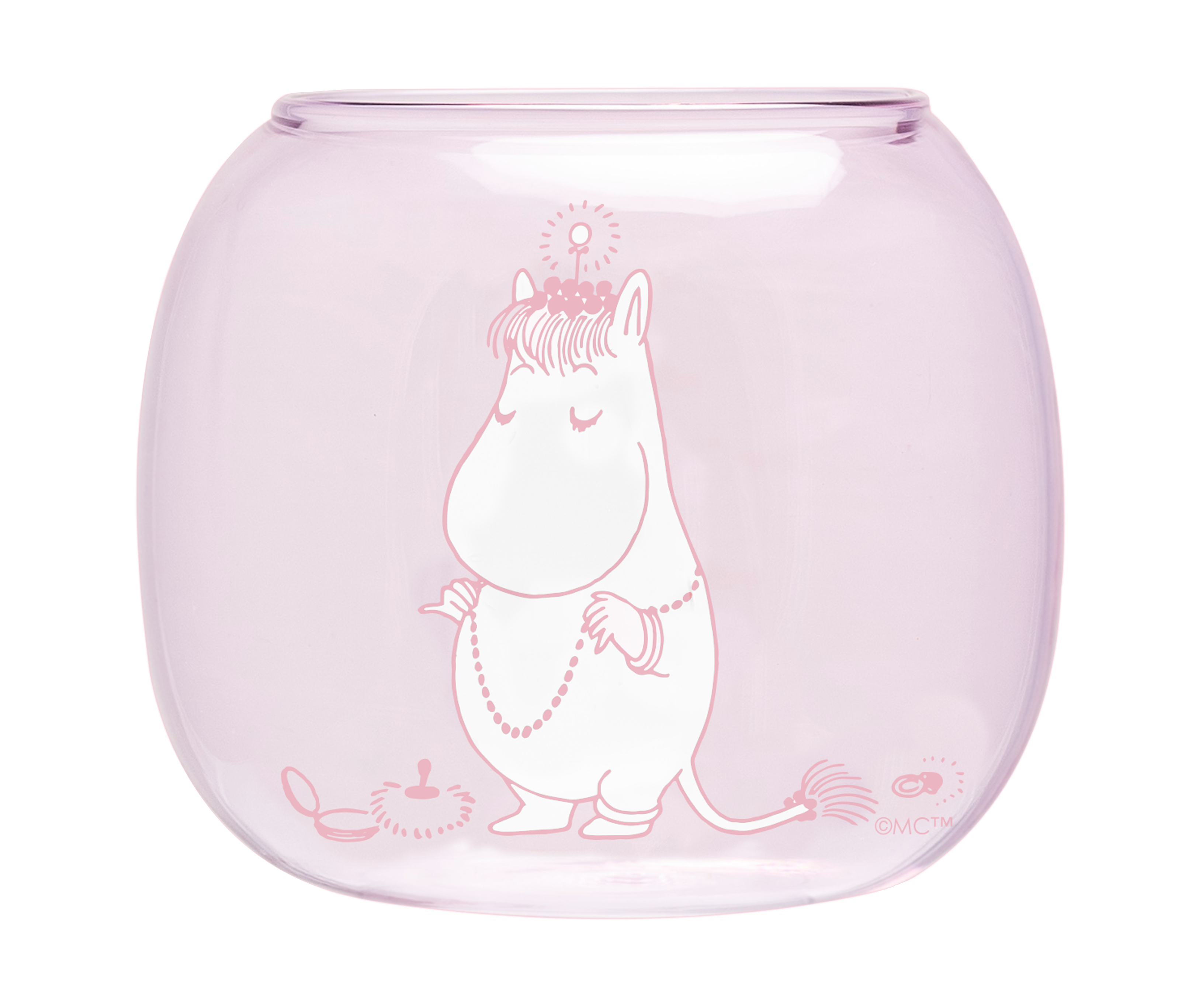 Mumin Värmeljushållare / Skål - Snorkfröken Rosa - 2
