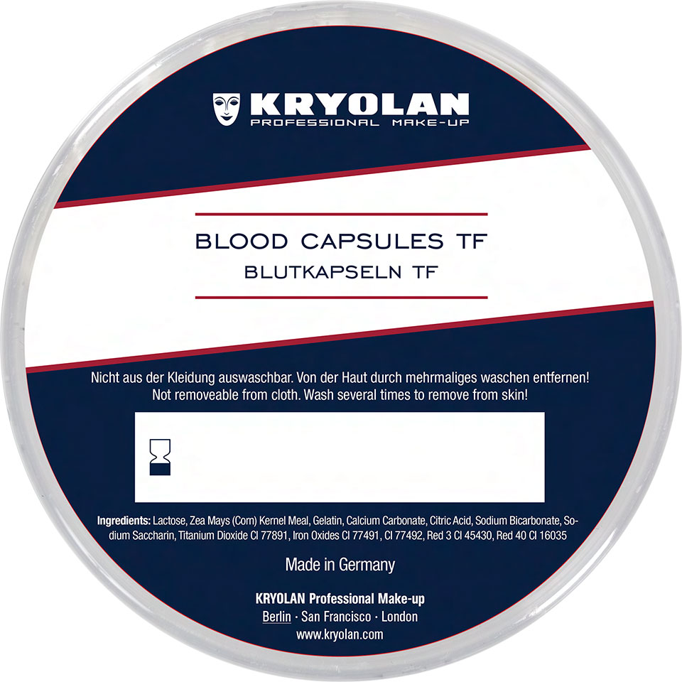 Blood Capsules TF 10st - Kryolan  - 2
