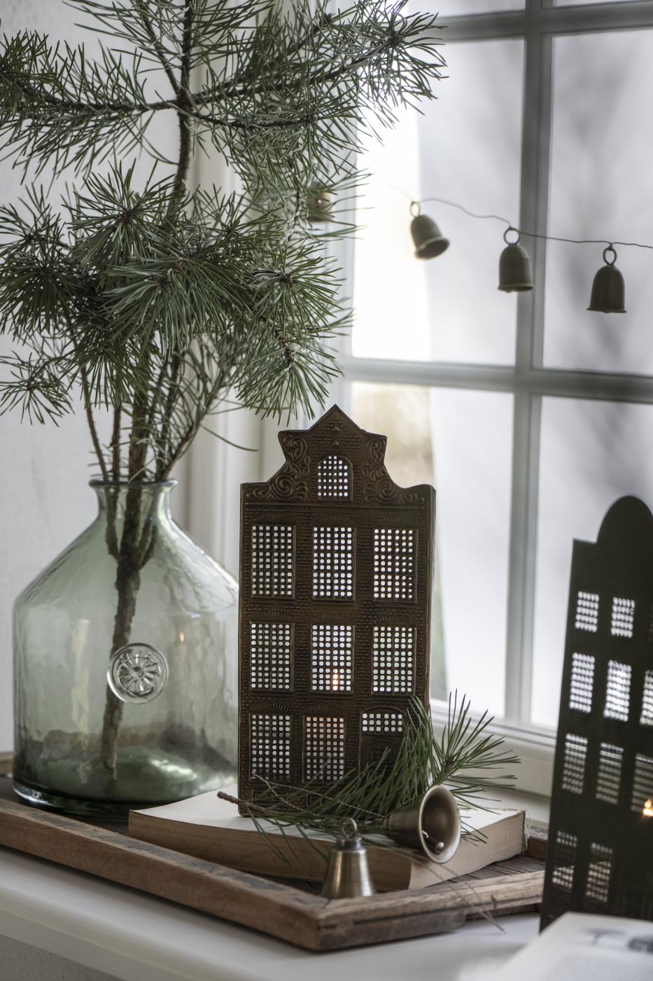 Candle holder - House - House facade - 9x12 cm - 3