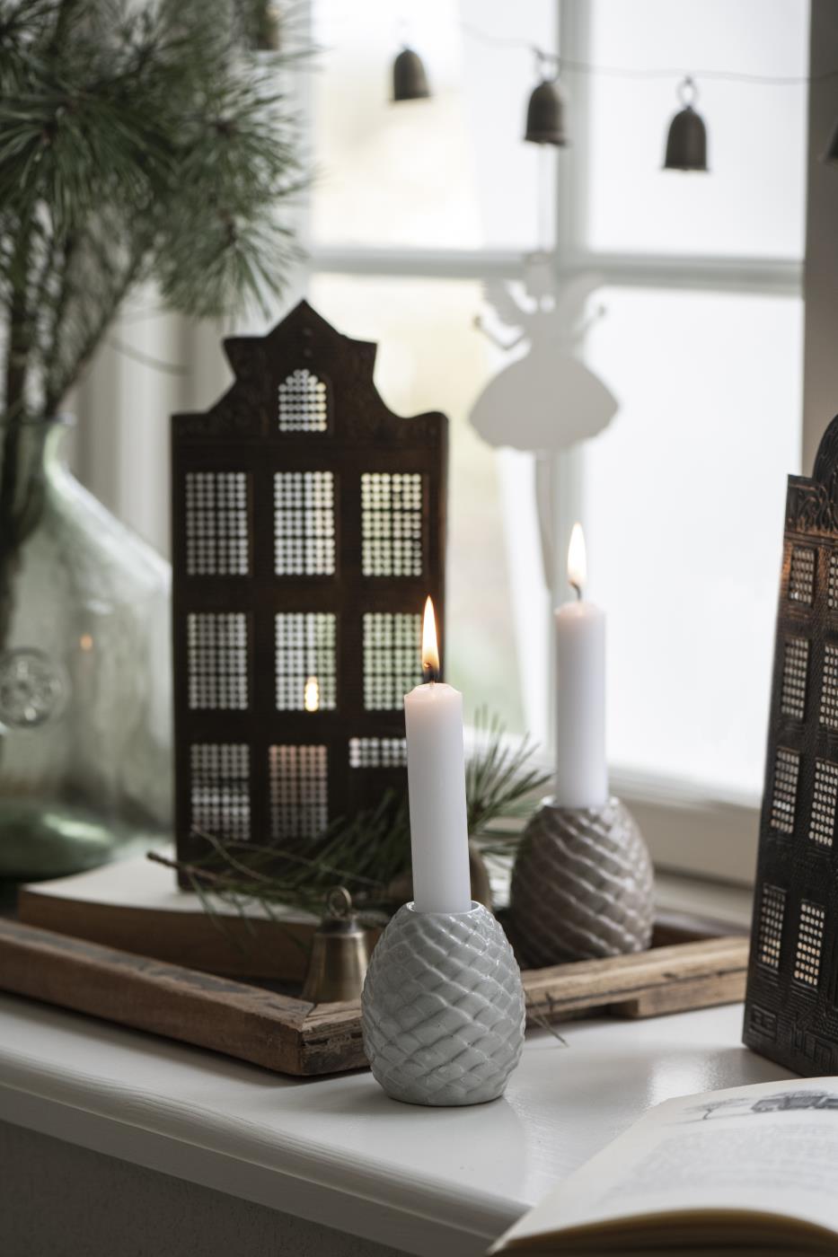 Candle holder - House - House facade - 9x12 cm - 5