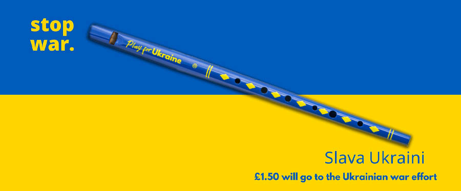 Clarke Original Tin Whistle D – Play For Ukraine